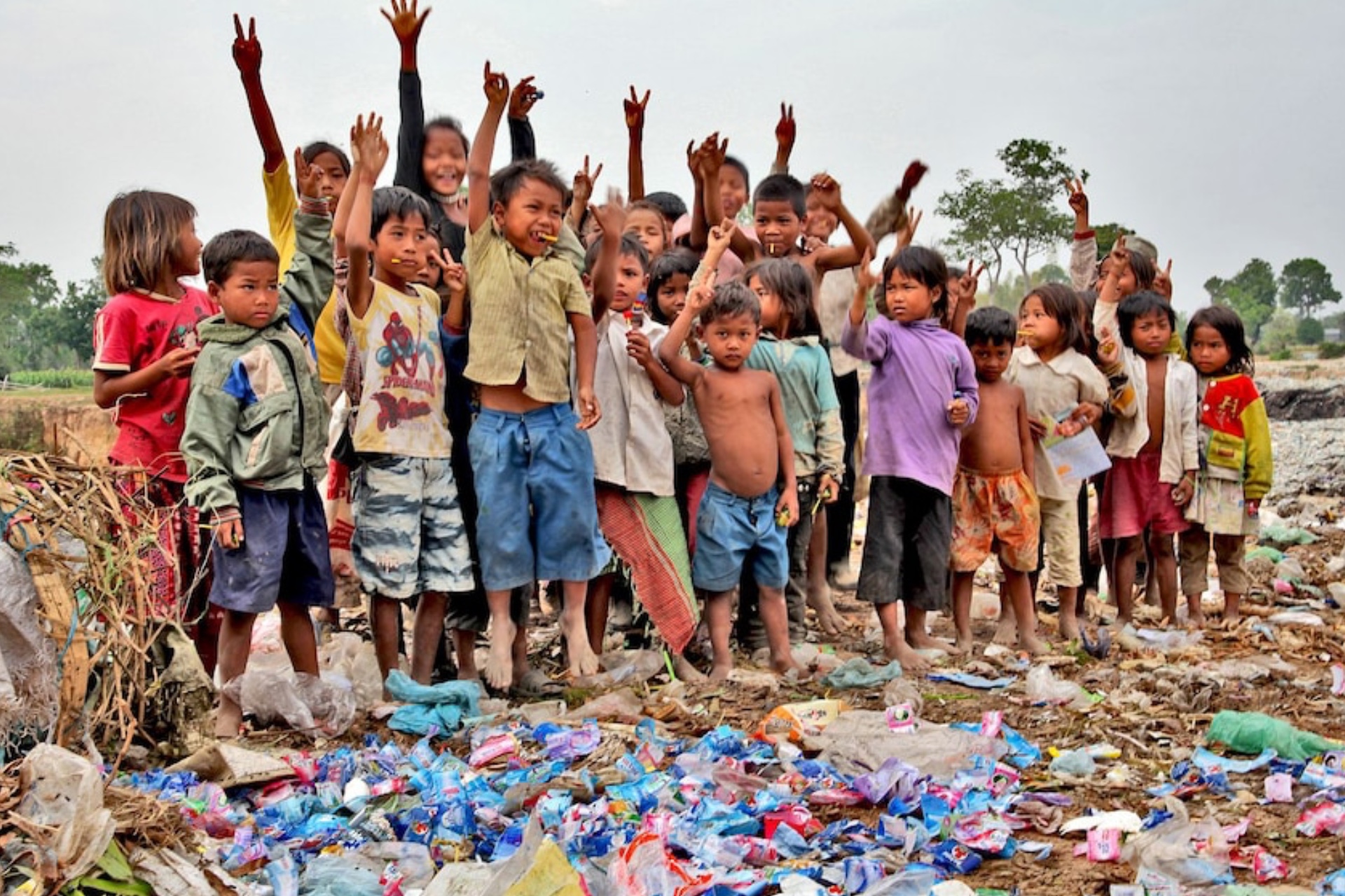 Orphan Children by Siem Reap Countryside Cooking Class